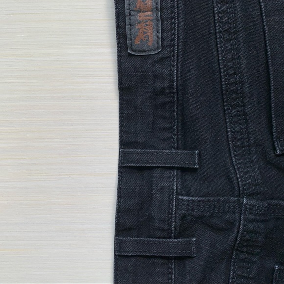 Levi Black Curvy Style Skinny Jeans Size 33 - Picture 8 of 8